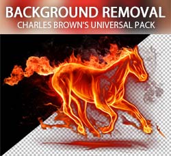 PS动作－快速抠图(七套全集版)：Background Removal Charles Browns Universa